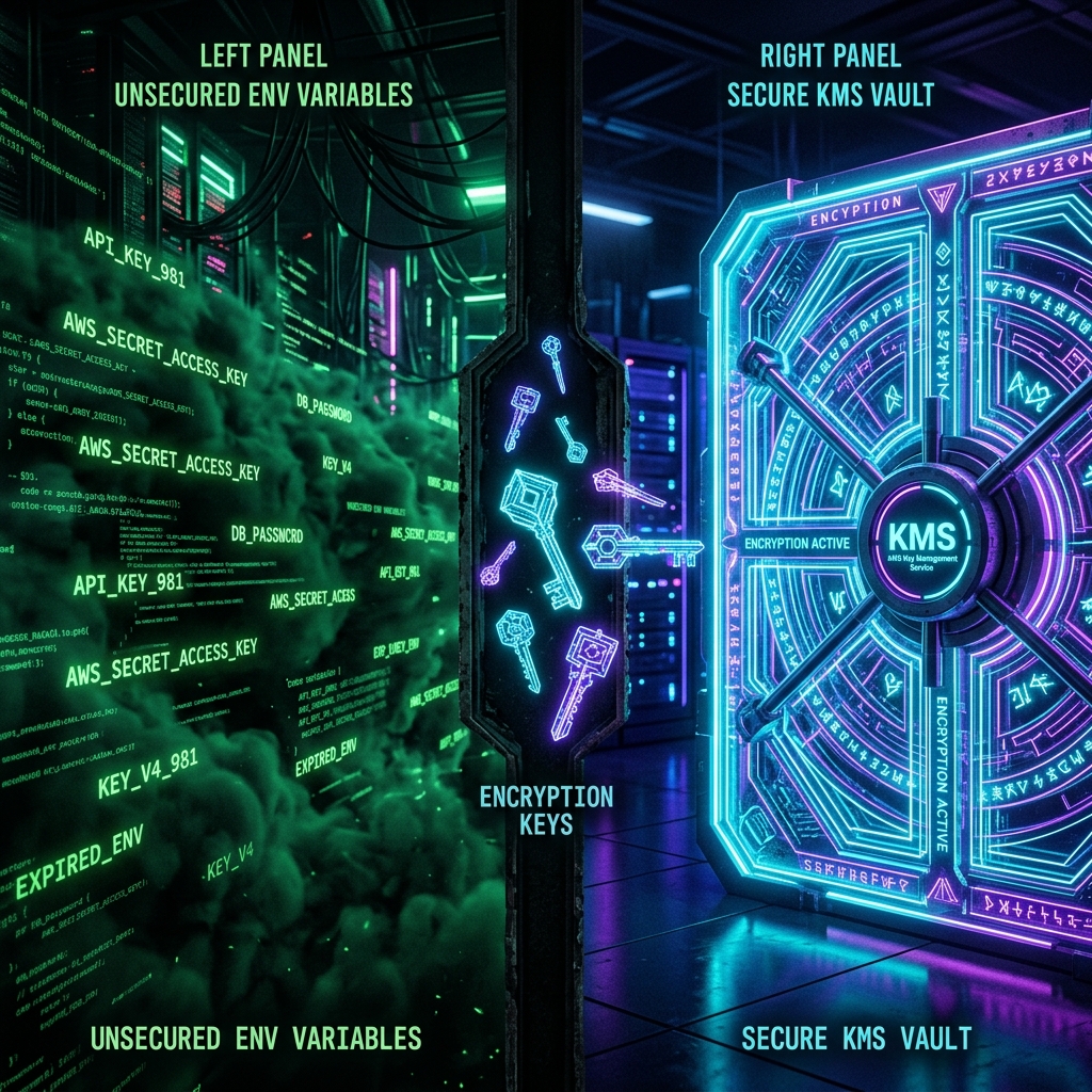 Env Vars vs KMS Visualization